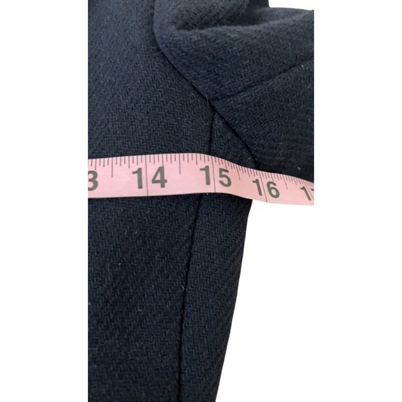 J. Crew Navy Wool PeaCoat Stadium Cloth by Nello Gori SZ: 0P - Picture 6 of 12